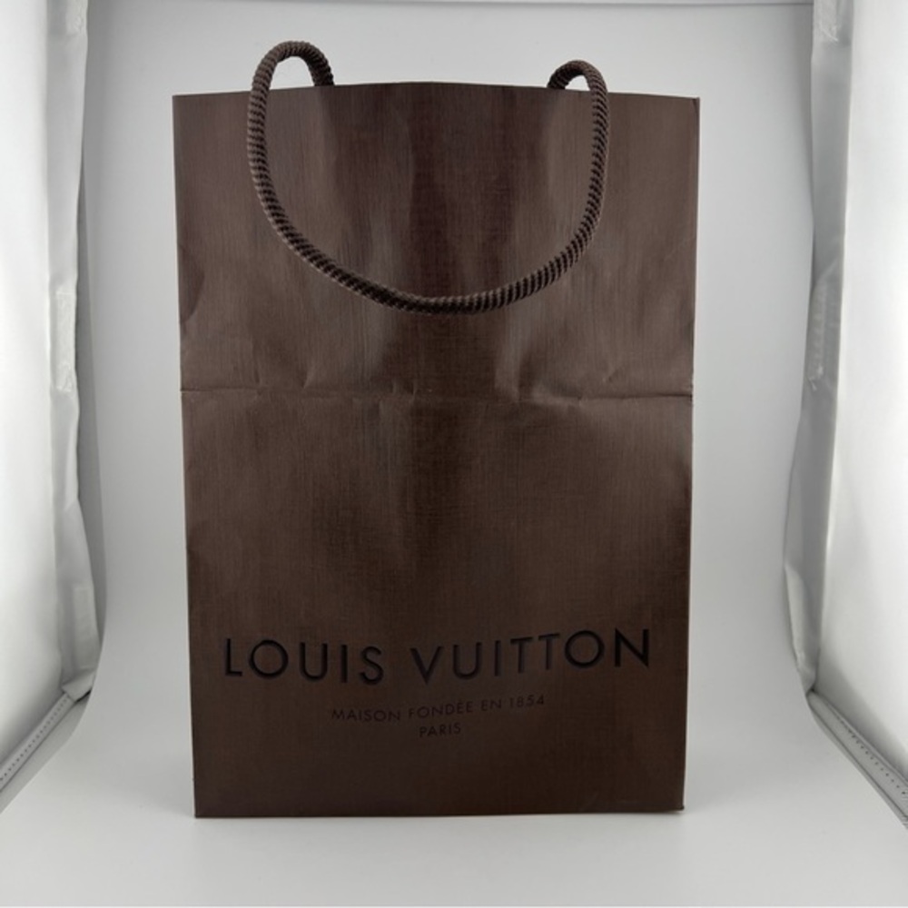 Louis Vuitton Madison Fondée Paris Brown Paper Bag